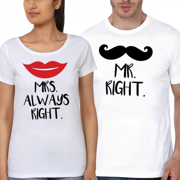 Anniversary gift ideas couple t-shirt