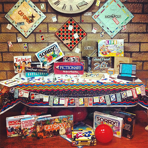 Board game birthday party