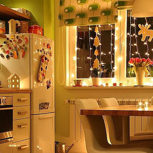 Make the fairy lights fly in Kitchen