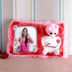 Customized Teddy Cushion