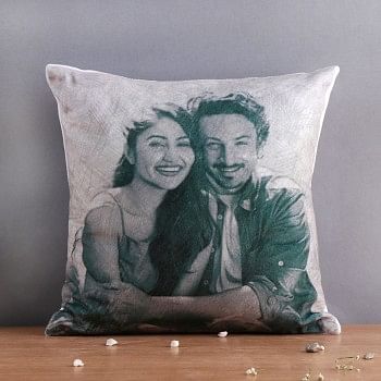 One Personalised Sketch Art Cushion