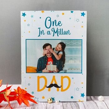 One Personalised Greeting Card For DAD