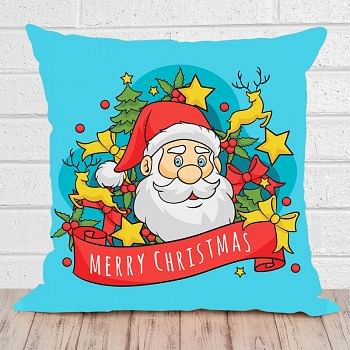 Merry Christmas Printed Cushion