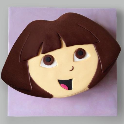 Dora Theme Cake