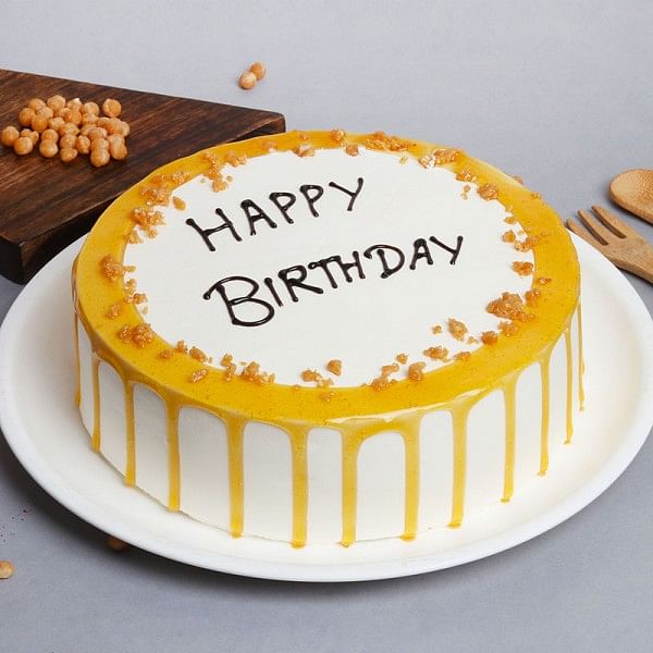 Half Kg Butterscotch Cake for Birthday