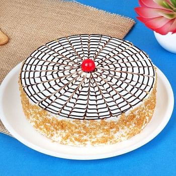 Half Kg Buterscotch Cream Cake