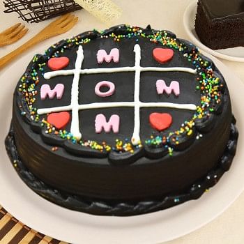 Half Kg Designer Chocolate Cake for Mom
