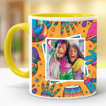 One Personalised Coffee Mug for Holi