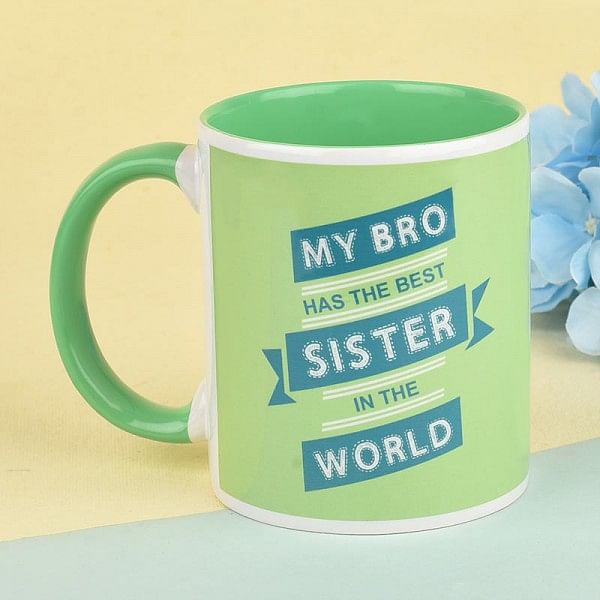 Printed Mug for Sister on Rakhi