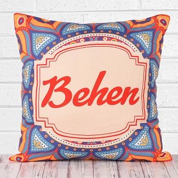 Traditional Design Printed Cushion for Behen