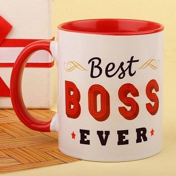 Best Boss Ever Printed Coffee Mug