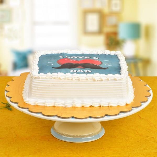 Personalised Pineapple Cake For Dad