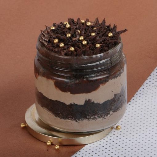 Chocolate Cake in Jar