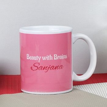 One Personalised Printed Quote Coffee Mug for Her