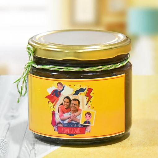 Personalised Chocolate Cake in a Jar for Dad