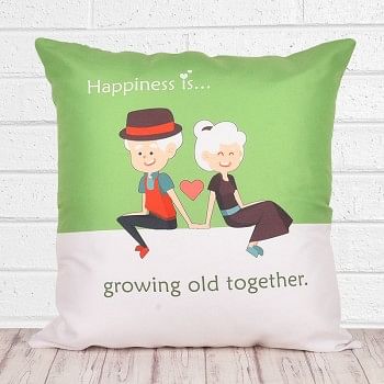 Designer Printed Cushion for Grandparents