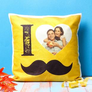 I Love Dad Personalised Cushion