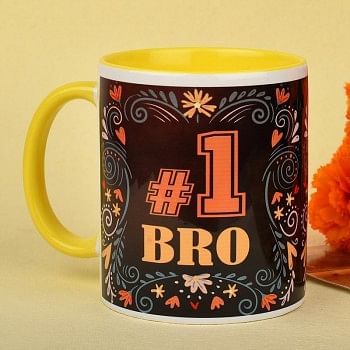 No 1 Bro Printed Coffee Mug