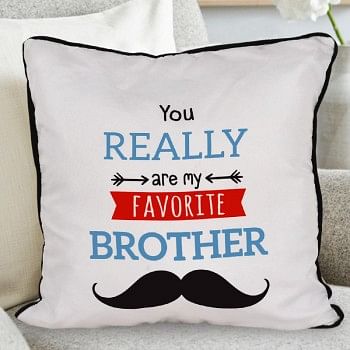 Favorite Brother Printed Cushion