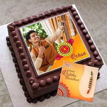 Rakhi Personalised Photo Cake