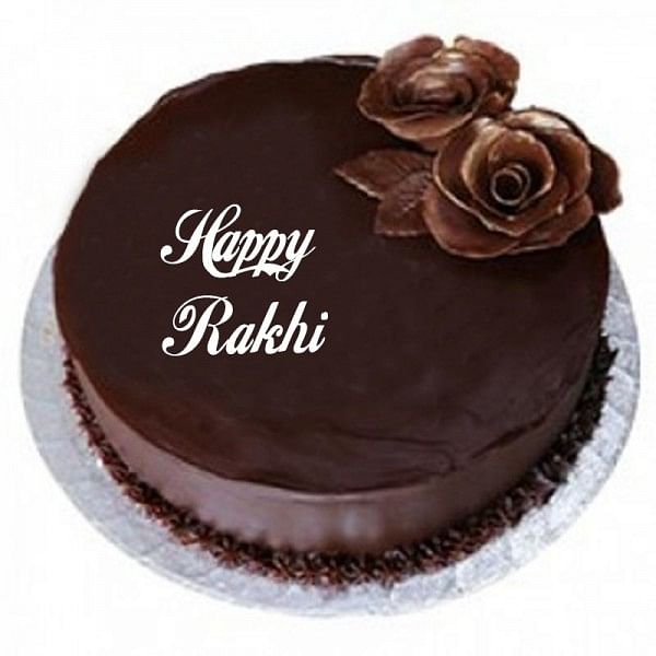 Rakhi Eggless Chocolate Cake