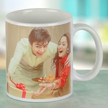 Brother and Sister Personalised Coffee Mug for Raksha Bandhan