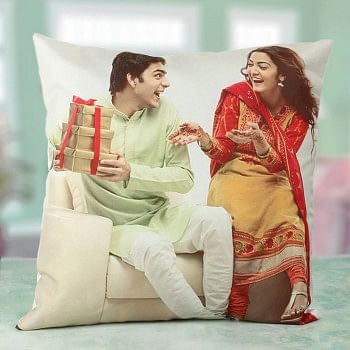Rakhi Mug And Cushion Shopping Online