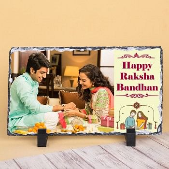 Happy Raksha Bandhan Photo Stone