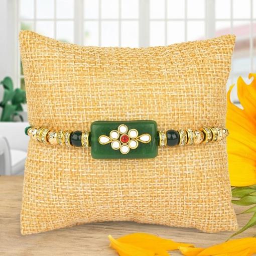 Designer Kundan Rakhi