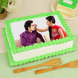 Raksha Bandhan Photo Cake