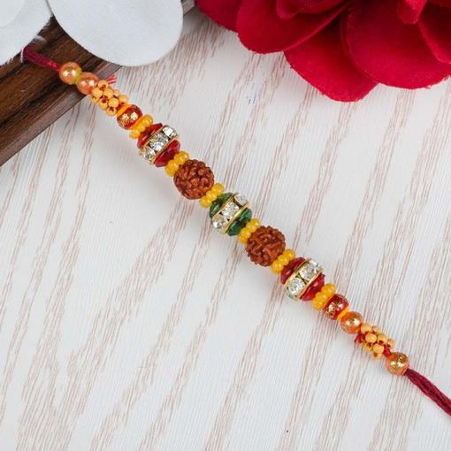 Double Rudraksh Rakhi