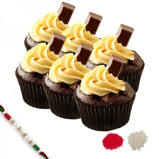 KitKat Cupcake Rakhi Hamper