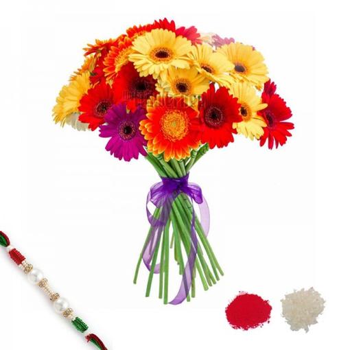 Expressive Gerberas with Rakhi