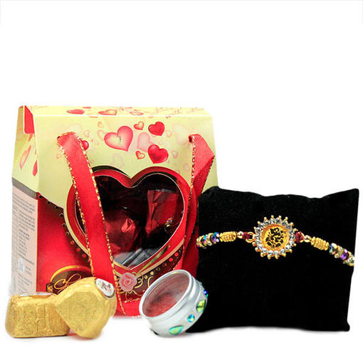 Chocolates n Ganesha Rakhi Hamper