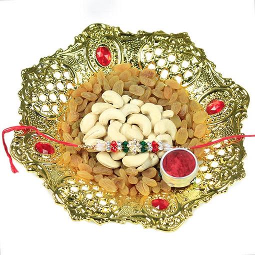 Dryfruits n Traditional Rakhi Hamper