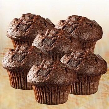 Set of 6 Chocolate Chocochip Muffins