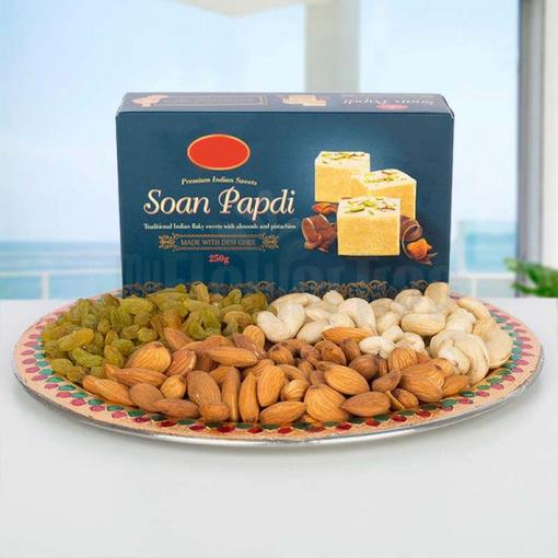 Sweet and Nutty Thali