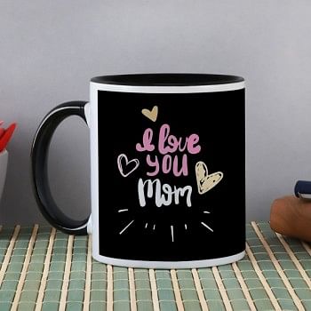 Designer Black Mug for Mom