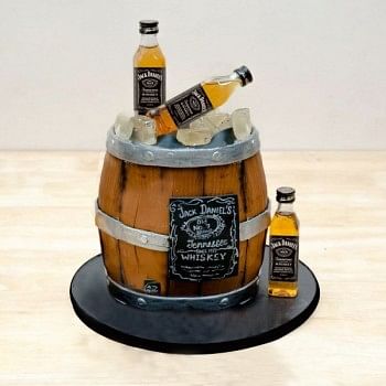 Jack Daniel Theme Cake