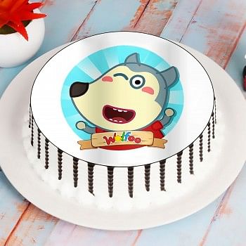 Wolfoo Theme Cake