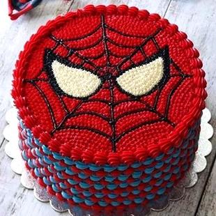 Spiderman Cream Cake
