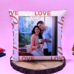 Love You Photo Cushion