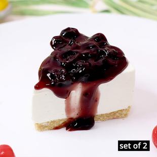 Blueberry Cheesecake Slice