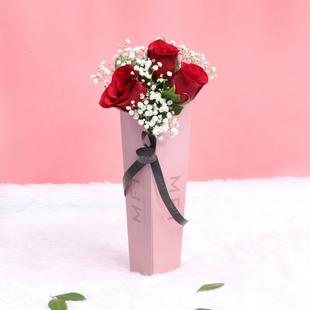 Signature Sleeve Pouch of Red Roses