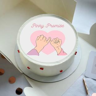 Happy Promise Day Cake