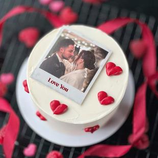 Romantic Photo Cake