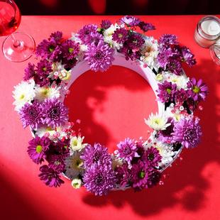 Pastel Harmony Daisy Round Box