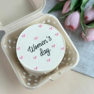 Happy Womens Day Bento Cake