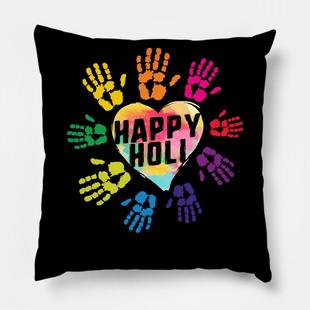 Happy Holi Cushion
