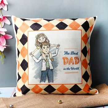 One Printed Cushion For Dad 